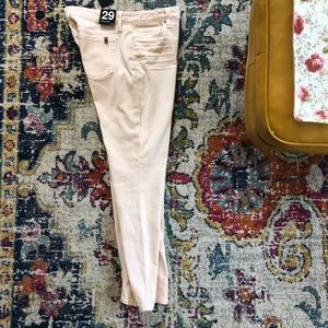 Joes Jeans Skinny Ankle in blush pink size 29